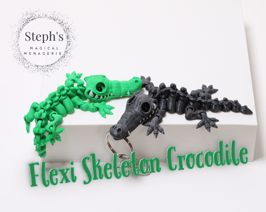 Unleash the Skeletal Beast: A Crocodile Like No Other