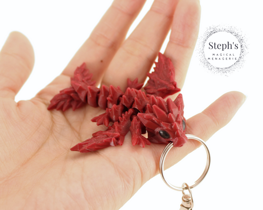 New Arrival: Tiny Crystal Dragon Keychains Have Landed!