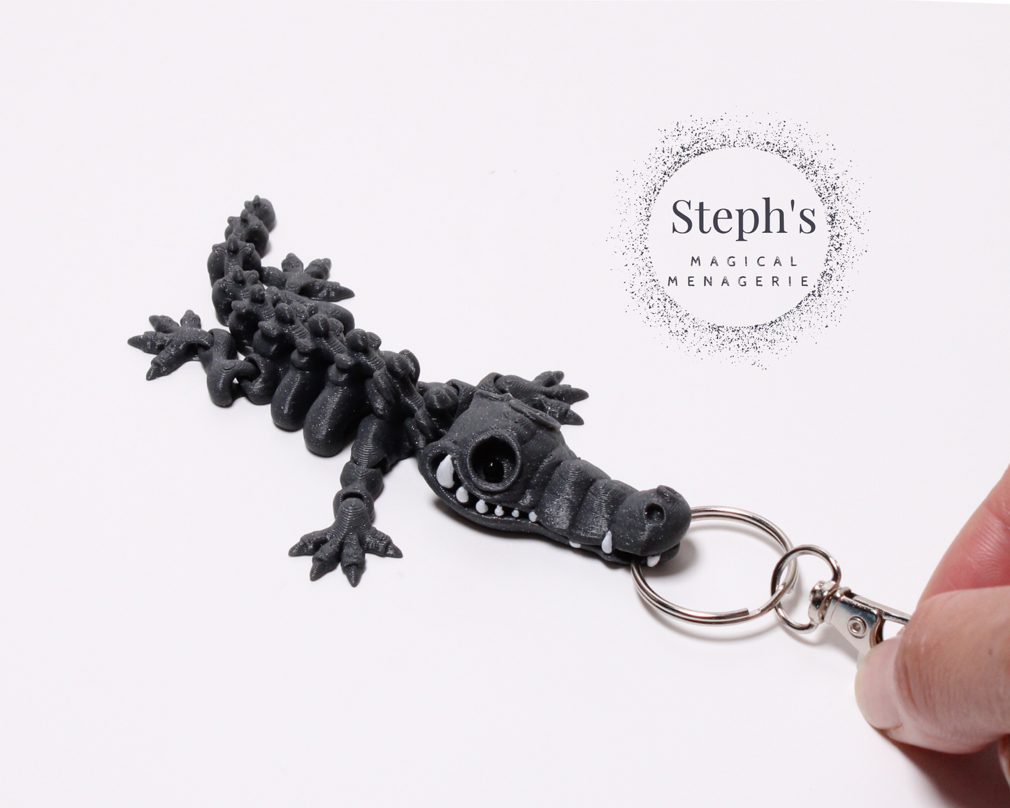 Mini Articulated Skeleton Crocodile