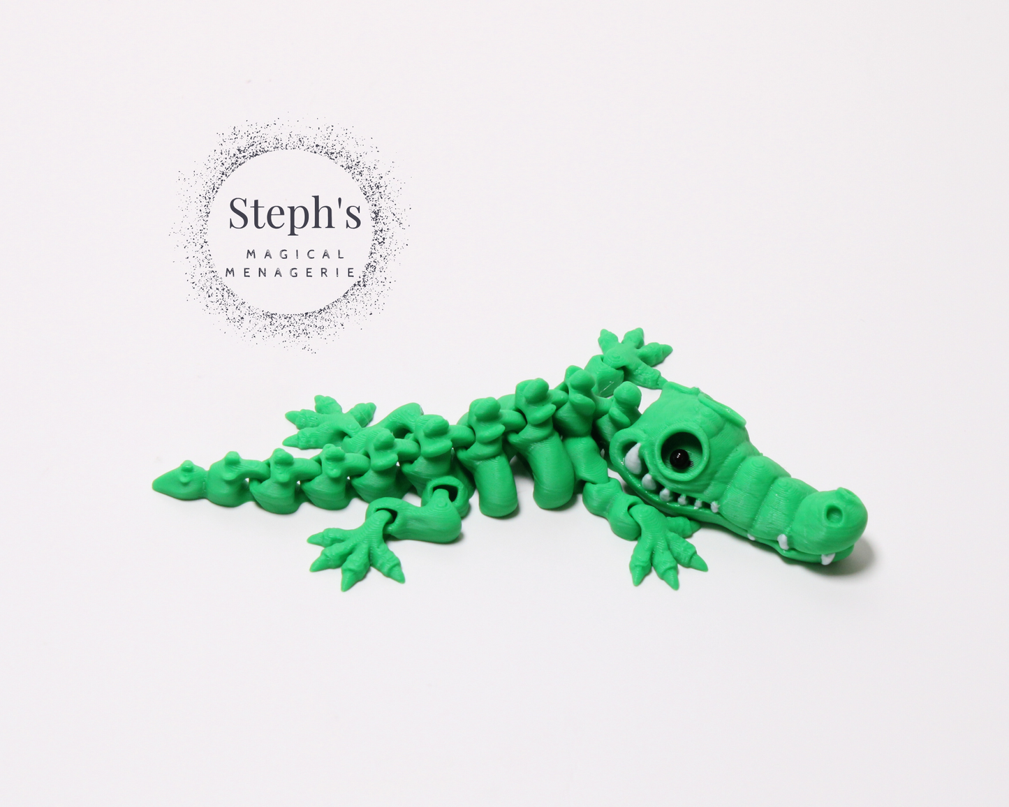 Mini Articulated Skeleton Crocodile