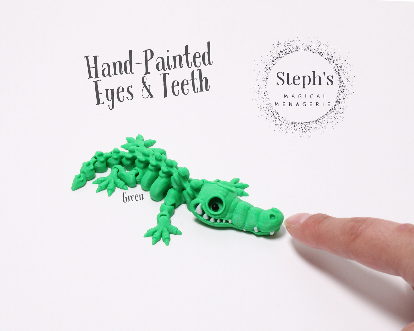 Mini Articulated Skeleton Crocodile