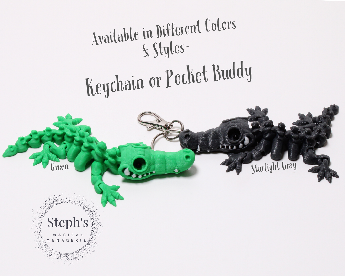 Mini Articulated Skeleton Crocodile
