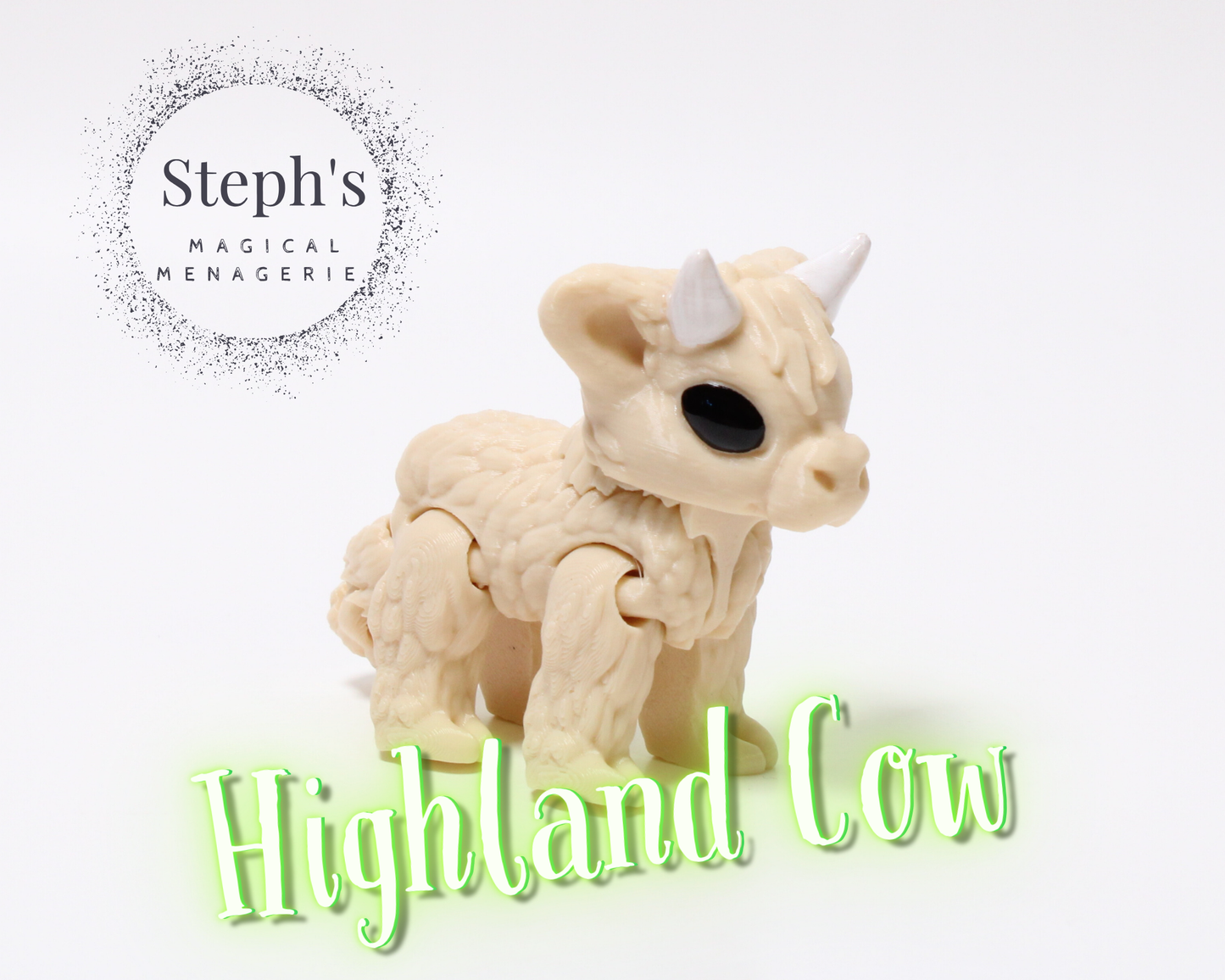 Highland Cow – A Whimsical 3D Printed Companion (Adult & Baby Sizes)