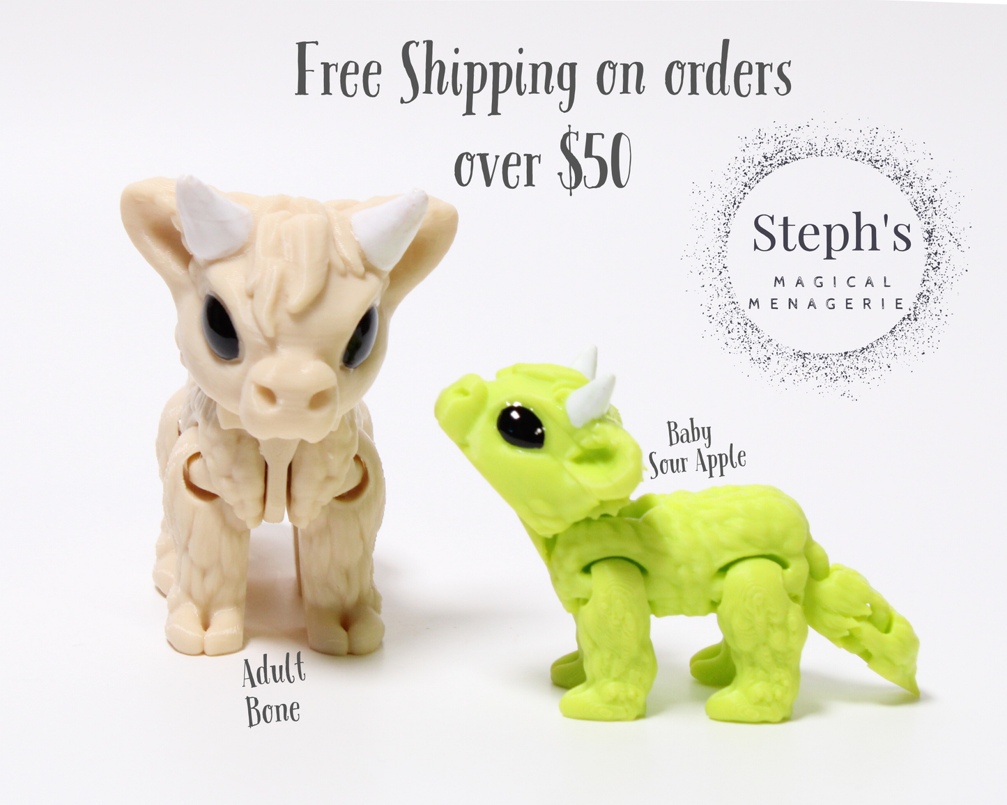 Highland Cow – A Whimsical 3D Printed Companion (Adult & Baby Sizes)