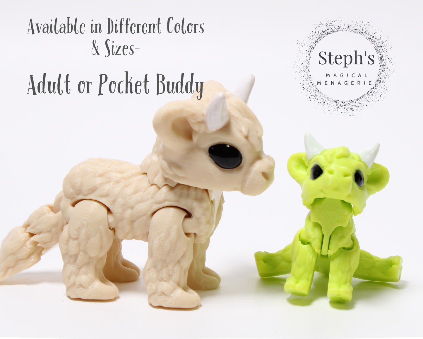 Highland Cow – A Whimsical 3D Printed Companion (Adult & Baby Sizes)