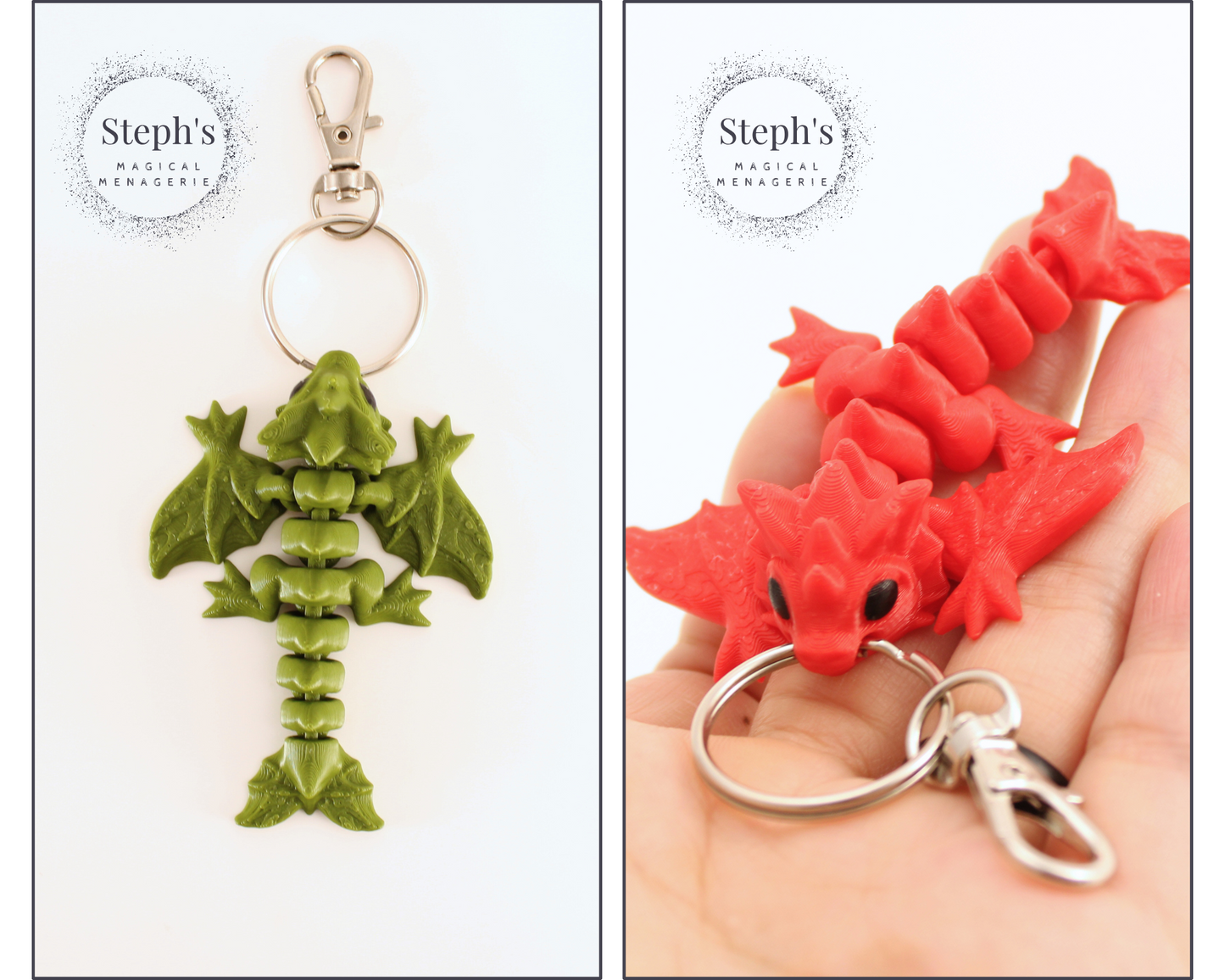 Tiny Wyvern Keychain