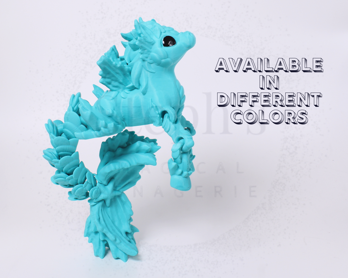 🌊 Coif‑Crested Hippocampus