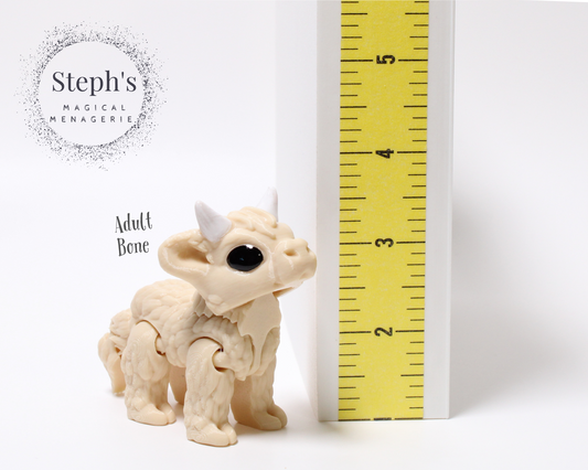 Highland Cow – A Whimsical 3D Printed Companion (Adult & Baby Sizes)