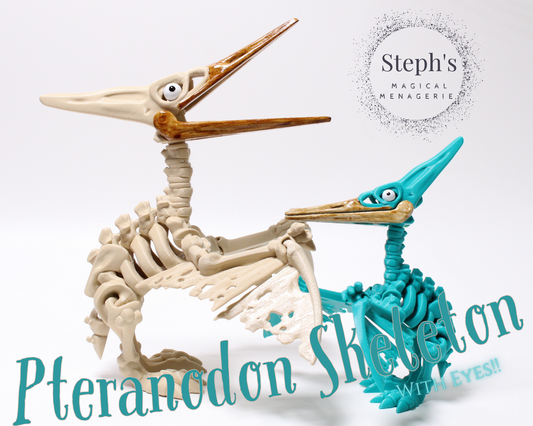 Pteranodon Skeleton (With Eyes)