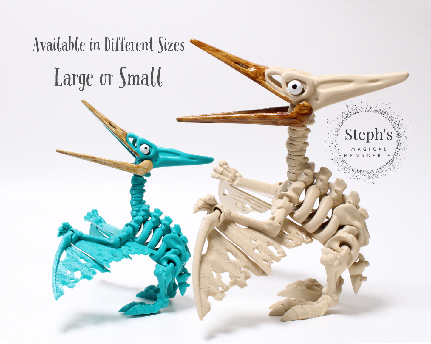Pteranodon Skeleton (With Eyes)
