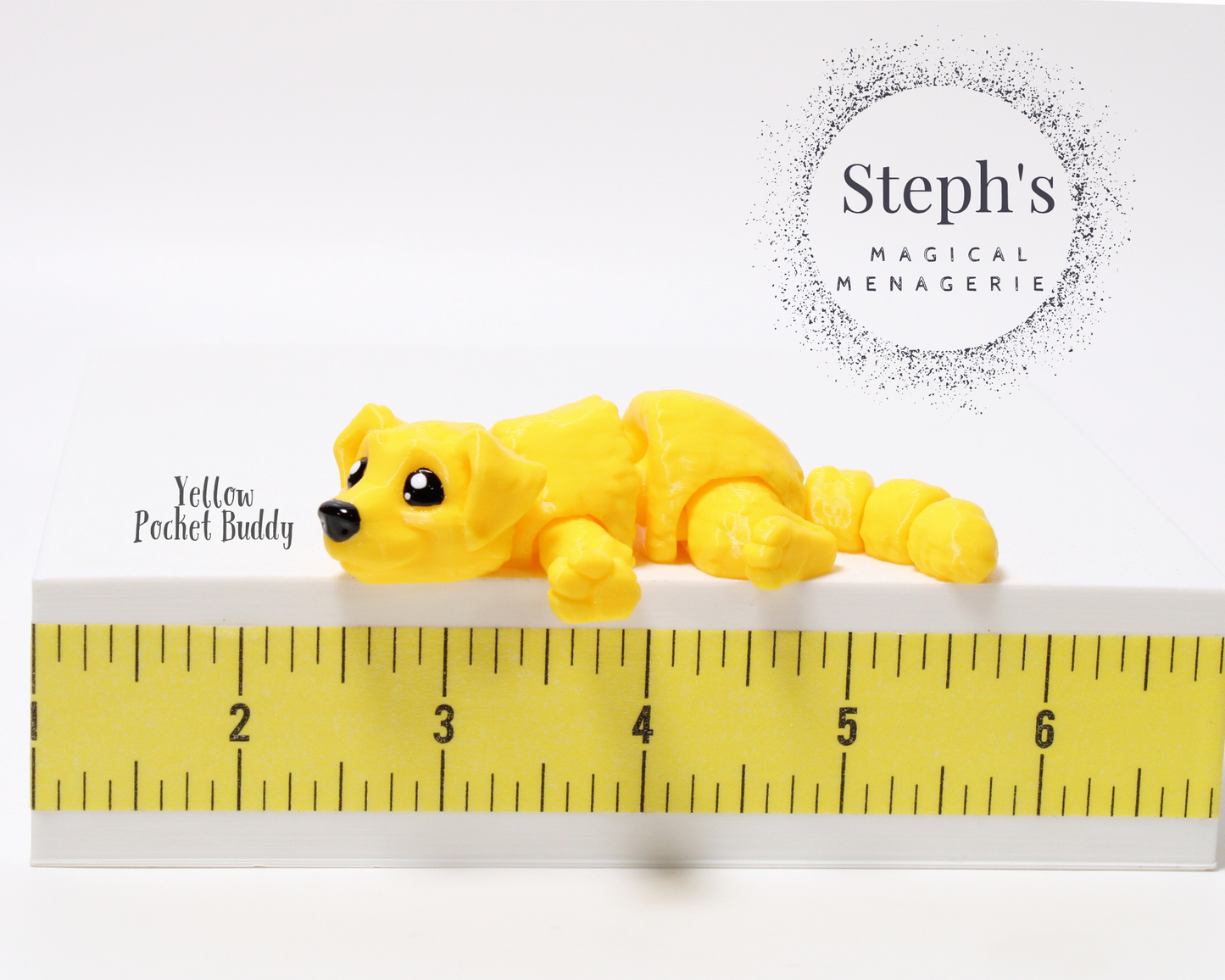 Miniature Dog|Keychain or Pocket Buddy|Hand-Painted|Cute & Collectible