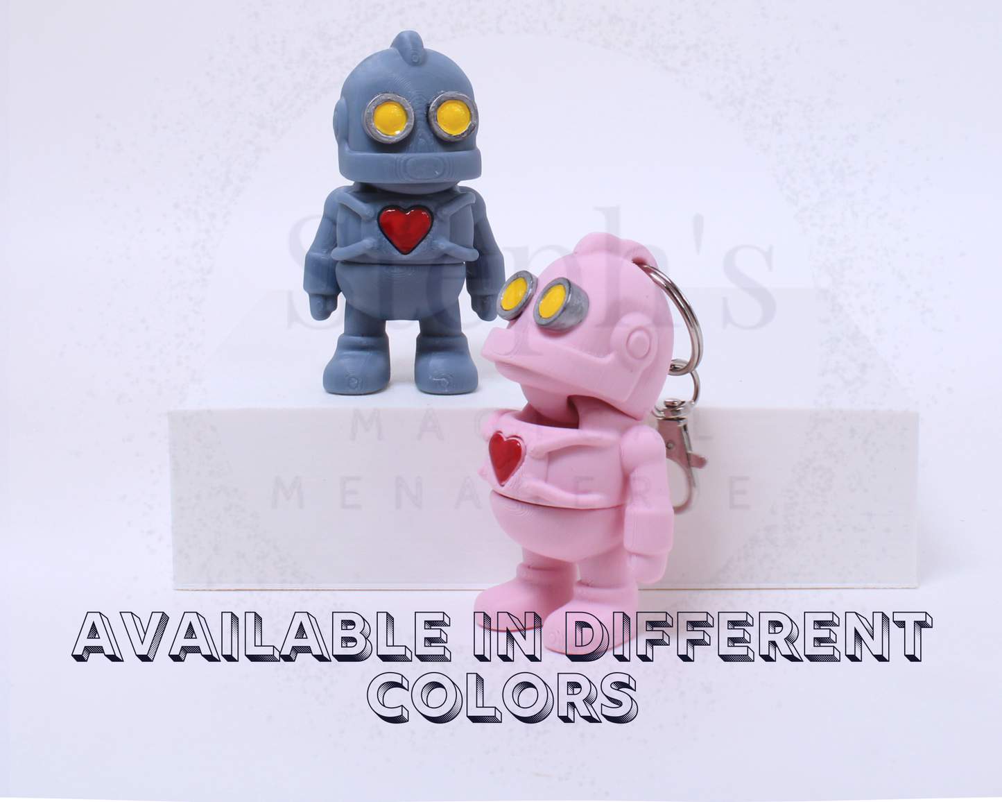 Tiny Lovebot - Pocket Buddy or Keychain Companion