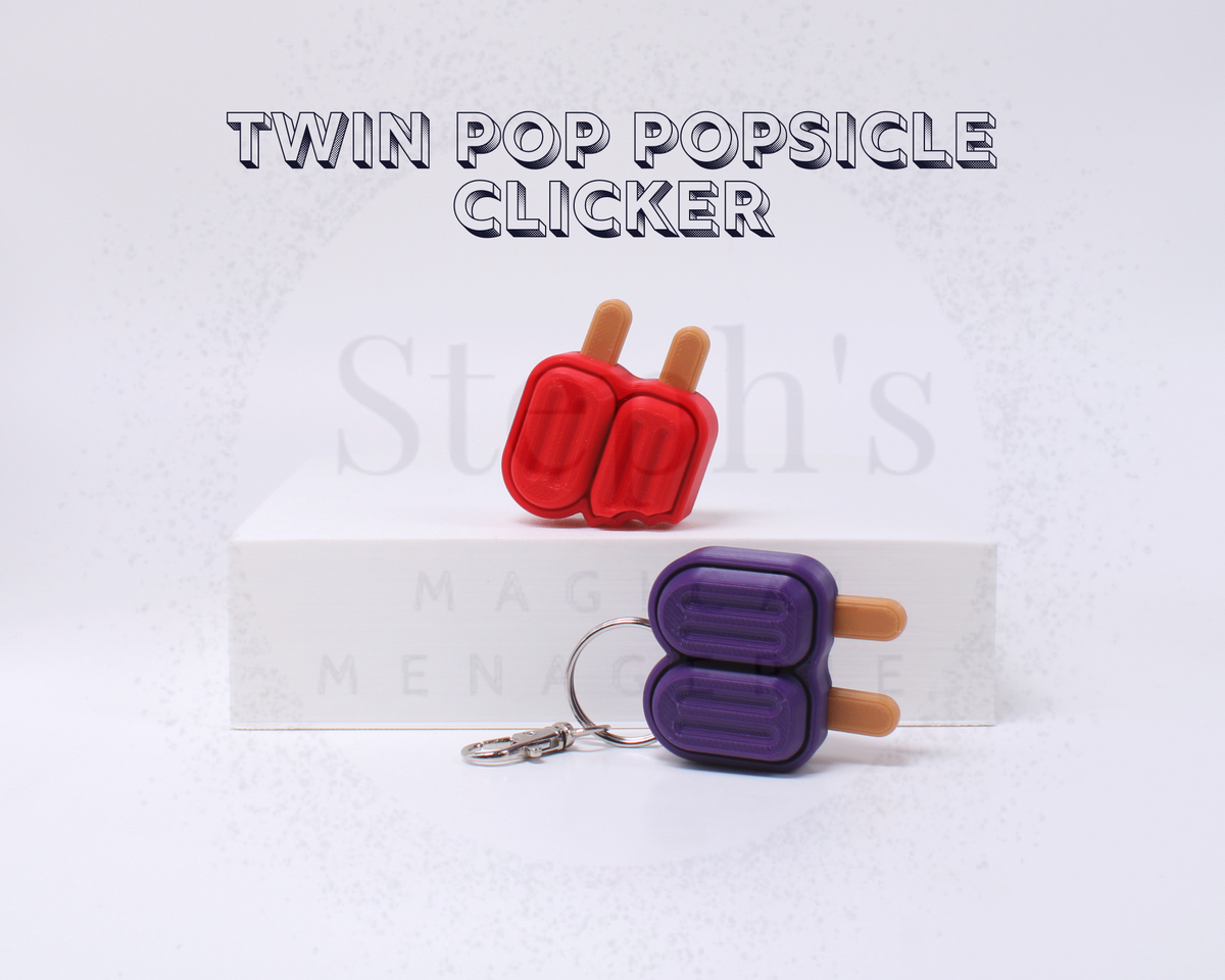 Fidget Popsicle Clicker - Twin Pop